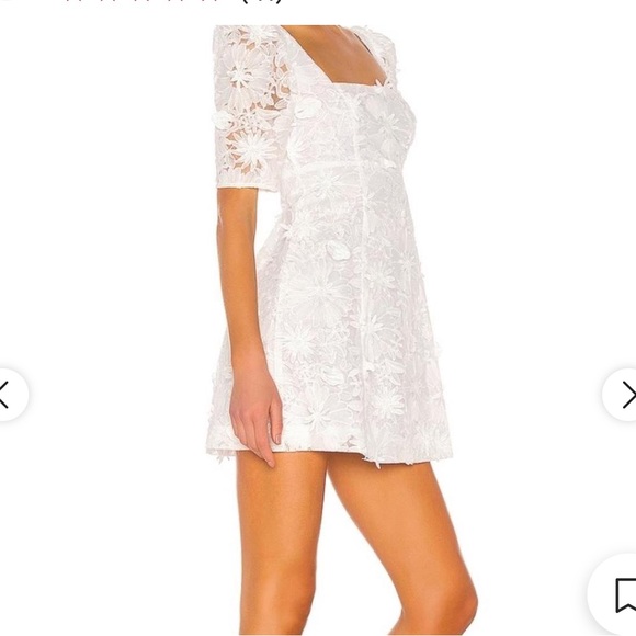 Elegant White Lace Dress - Picture 1 of 6